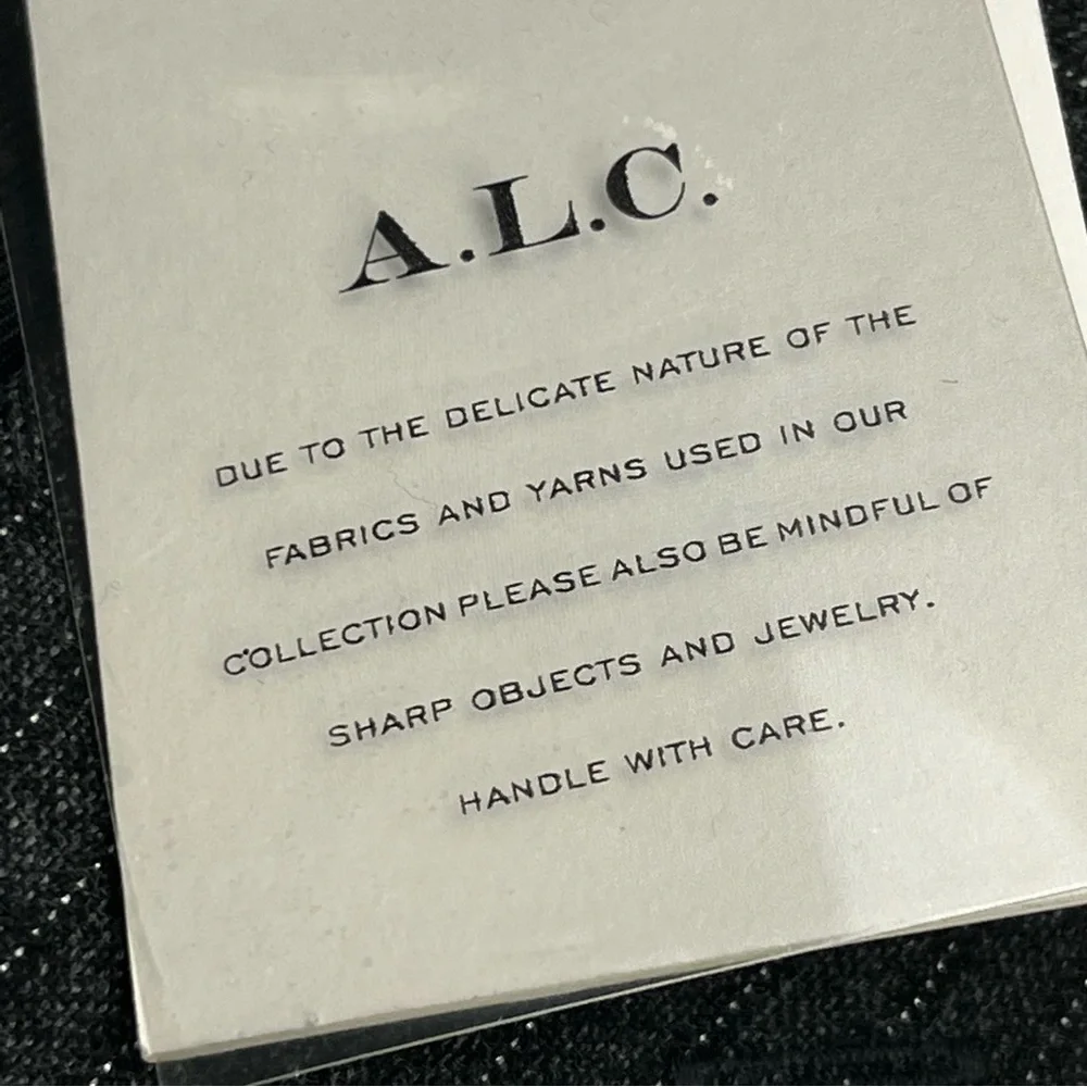 A.L.C.‎ Chadwick Metallic Stripe Double Breasted Blazer Jacket Size 6 90s NEW - Picture 4 of 16